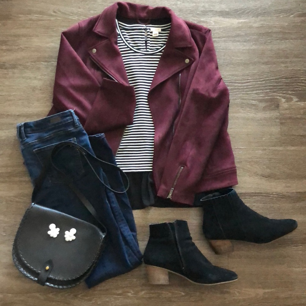 Black and white stripped top
